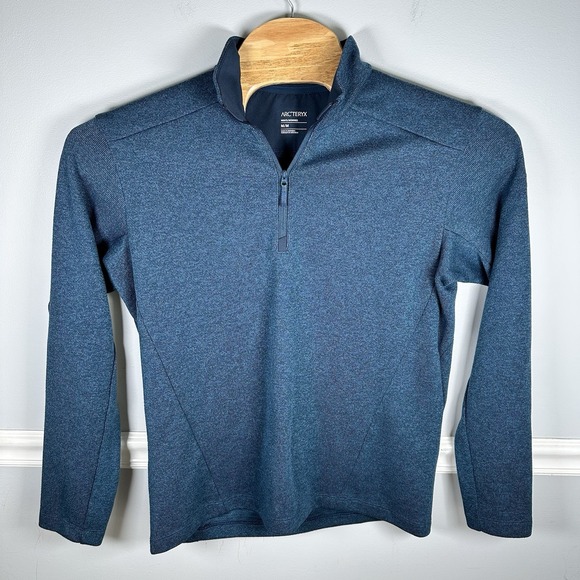Arcteryx Covert‎ 1/2 Zip Mens Jacket Fleece Navy Sweater Medium